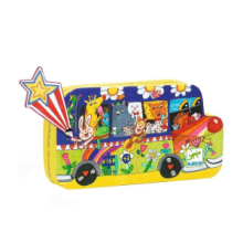 Puzzle Bus Arcobaleno (16 Pezzi)