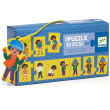 Primo Puzzle - Bimbo Da Vestire (10 Pezzi)