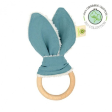 Promo Anello Dentizione Coniglietto Menta in Cotone Organico