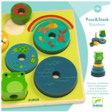 Puzzle Incastro e Impilabile Arcobaleno