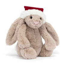 Peluche Coniglio Beige Natale Bashful