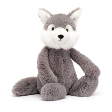 Peluche Lupo Grigio Bashful New