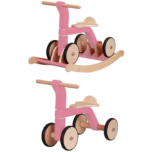 Rocker-N-Roller Cavalcabile a Dondolo 2 in 1 Rosa