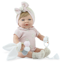 Bambola Sweet Baby Bunny Rosa