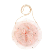 Borsa Rosa Fiore Tulle Caroly