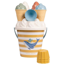 Set da Spiaggia Gelati e Cupcake Blu