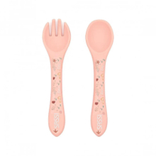 Promo Set Forchetta e Cucchiaio in Silicone - Polpo