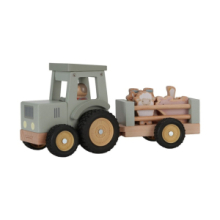 Trattore con Rimorchio in Legno Little Farm