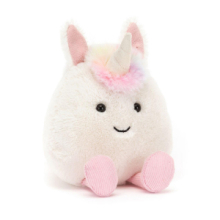 Peluche Amuseabean Unicorno